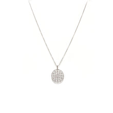 Load image into Gallery viewer, 18K White Gold Heart-shaped Cutout Diamond Pendant (Necklace Not Included) 18K金心形花紋鏤空配鑽石吊墜（不含鏈）
